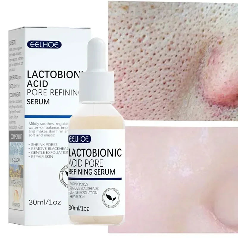 Lactobionic Acid Face Serum Pore Shrink Hyaluronic Acid Moisturizing Nourishing Firming Brighten Beauty Korean Cosmetics