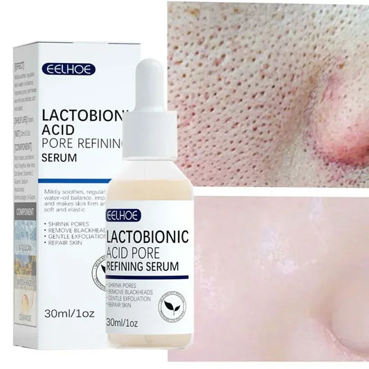 Lactobionic Acid Face Serum Pore Shrink Hyaluronic Acid Moisturizing Nourishing Firming Brighten Beauty Korean Cosmetics